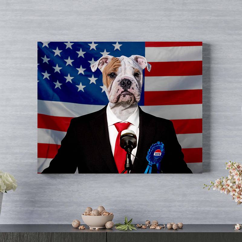 Your Pet Giving The President Speech Painting