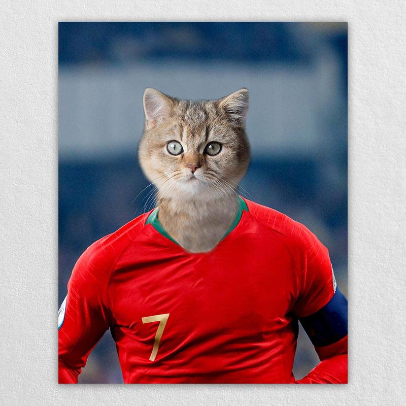 Famous Pet Soccer Player During The Match Portraits