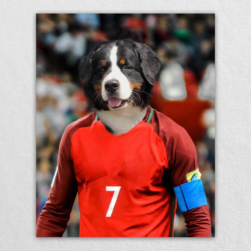 The Famous Soccer Star Canvas Prints Of Your Pets