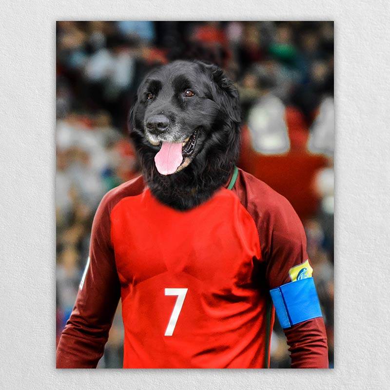 The Famous Soccer Star Canvas Prints Of Your Pets