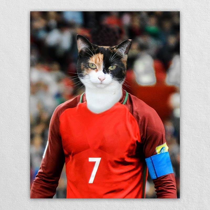 The Famous Soccer Star Canvas Prints Of Your Pets