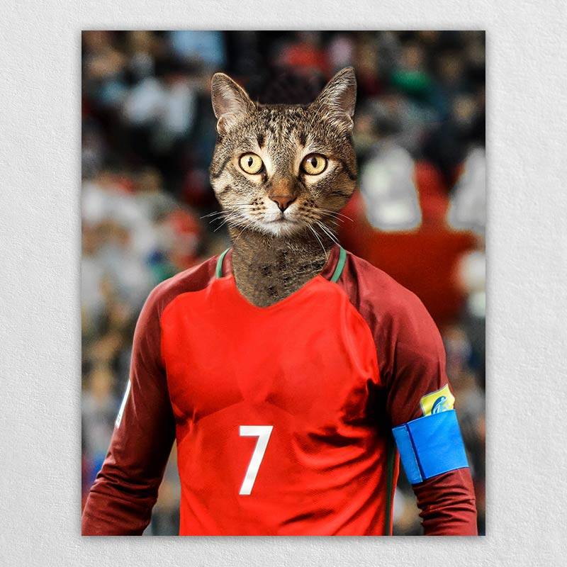 The Famous Soccer Star Canvas Prints Of Your Pets