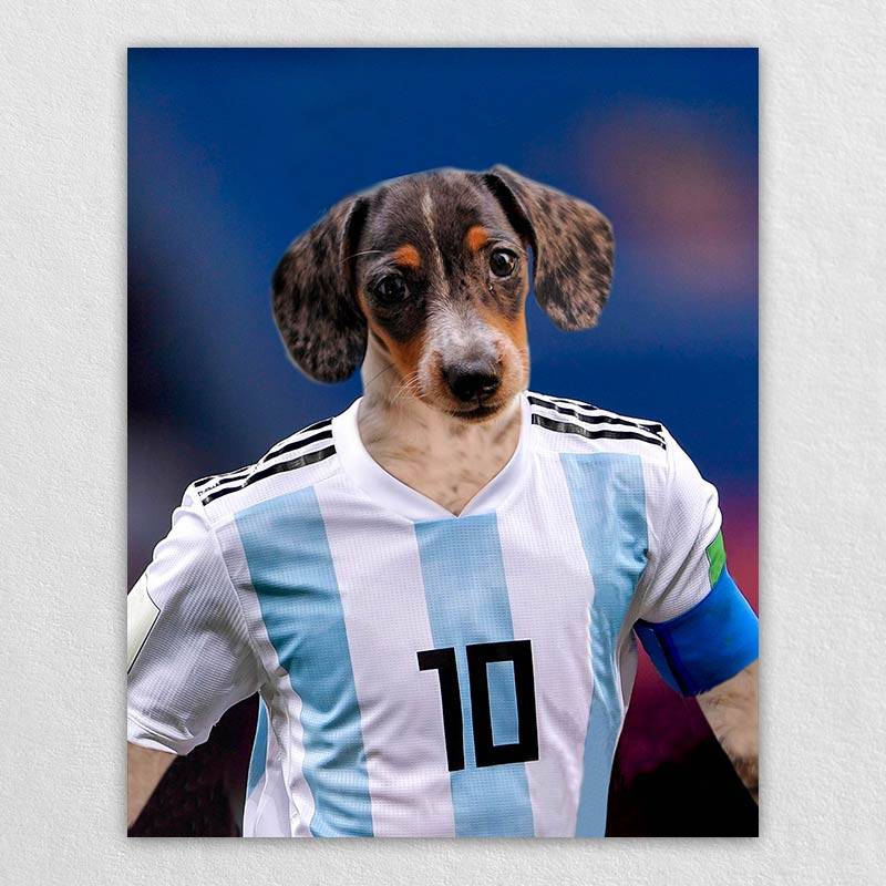 The Gifted Soccer Player Portrait Of Your Dog And Cat