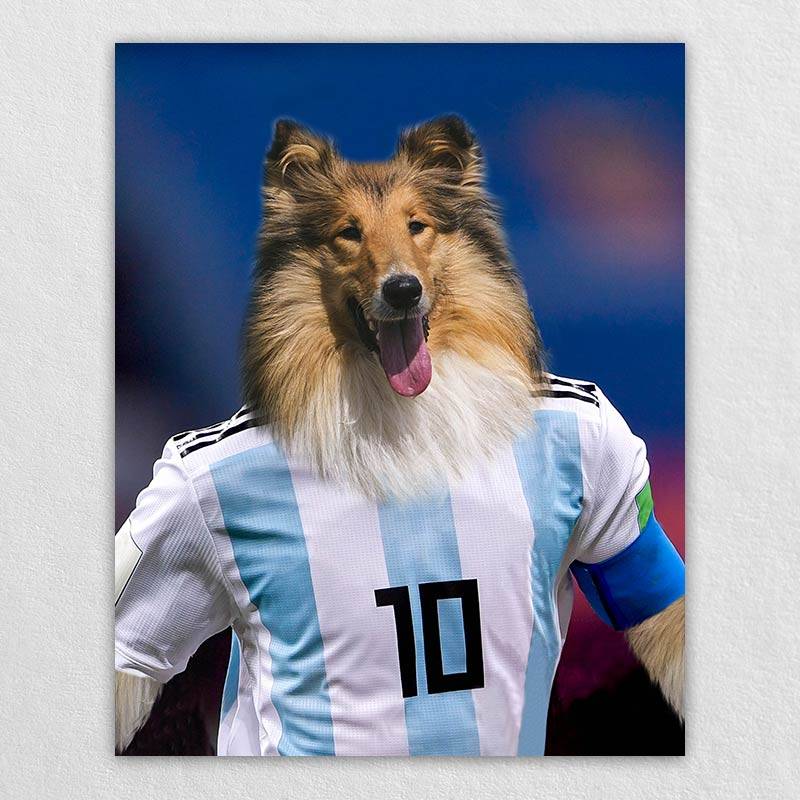 The Gifted Soccer Player Portrait Of Your Dog And Cat