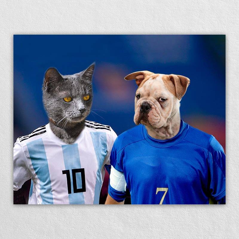 The Soccer Star Buddies Portraits With Pets