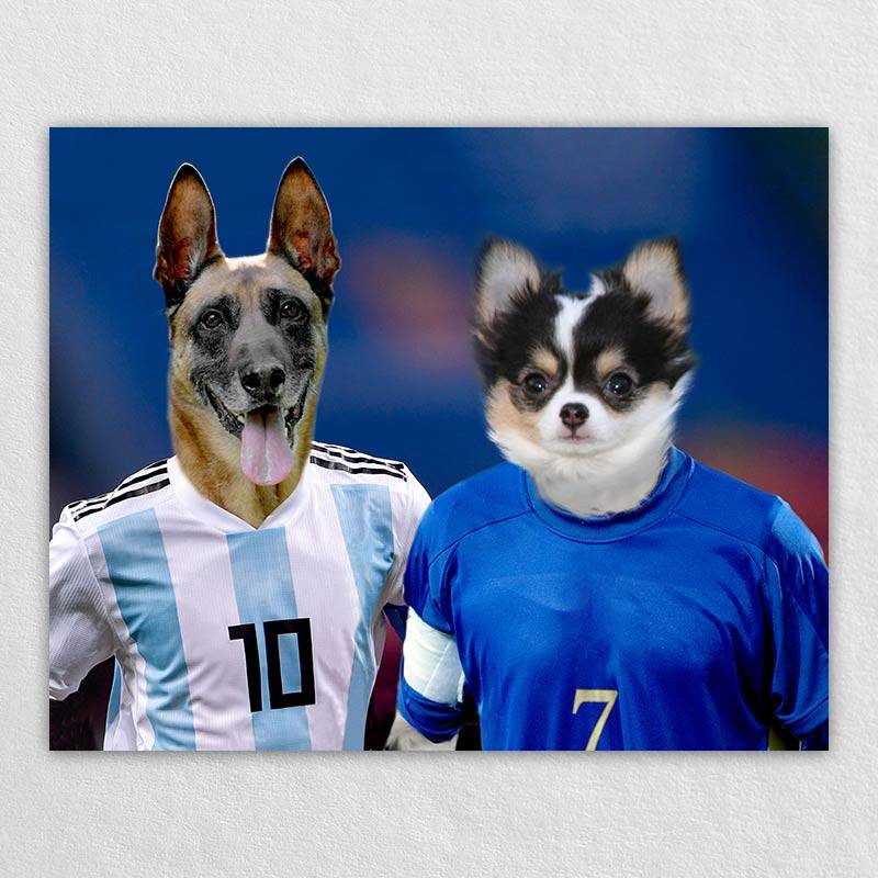 The Soccer Star Buddies Portraits With Pets