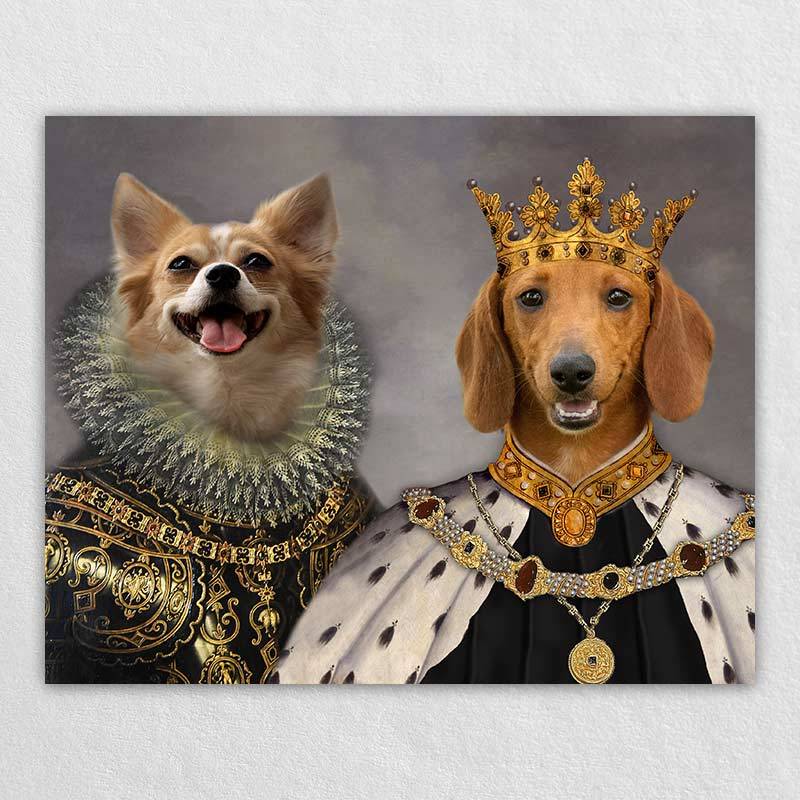 King Archduke Royal Pet Portraits On Human Bodies