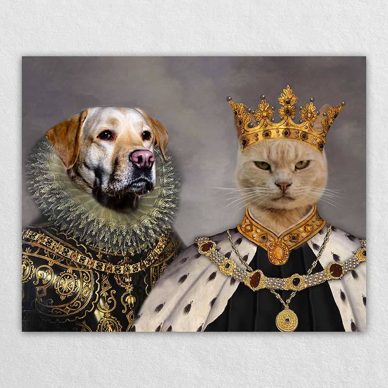 King Archduke Royal Pet Portraits On Human Bodies