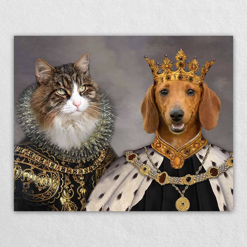 King Archduke Royal Pet Portraits On Human Bodies