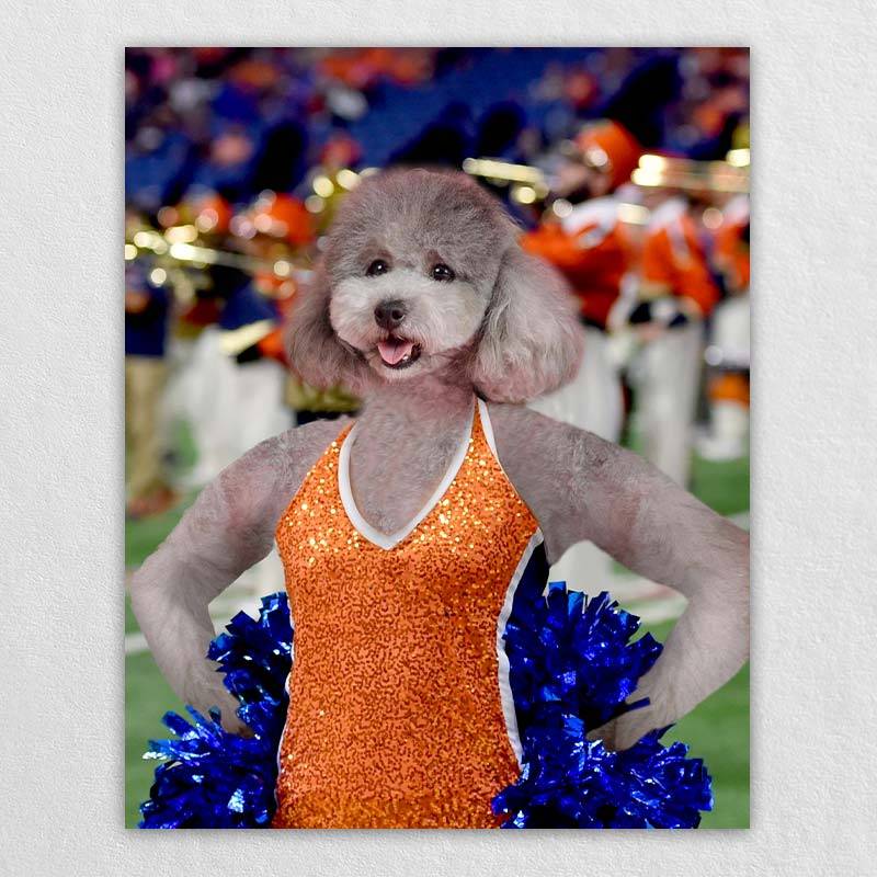 Cheerleader Portrait Animals Painting Pictures