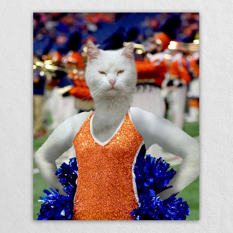 Cheerleader Portrait Animals Painting Pictures