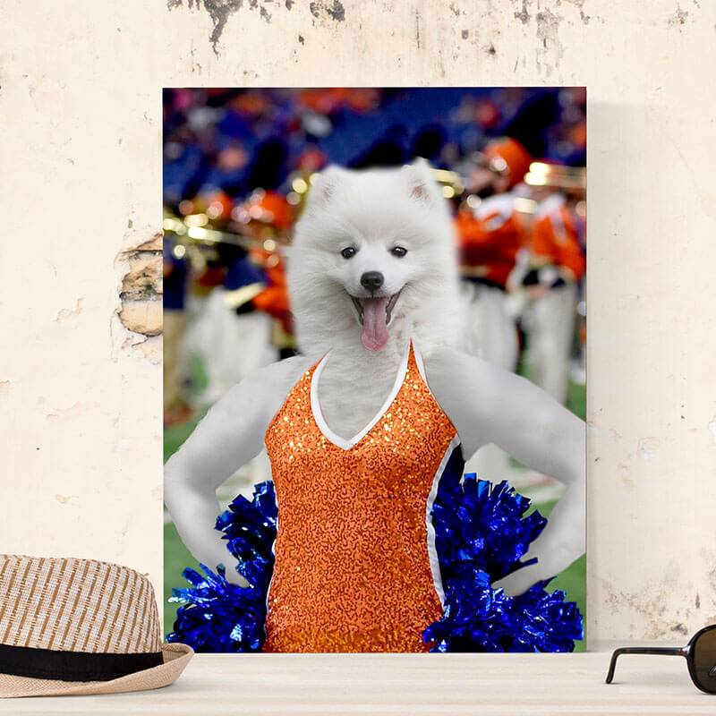 Cheerleader Portrait Animals Painting Pictures