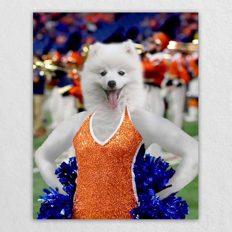 Cheerleader Portrait Animals Painting Pictures