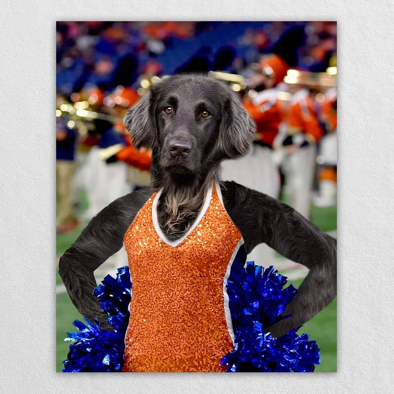 Cheerleader Portrait Animals Painting Pictures