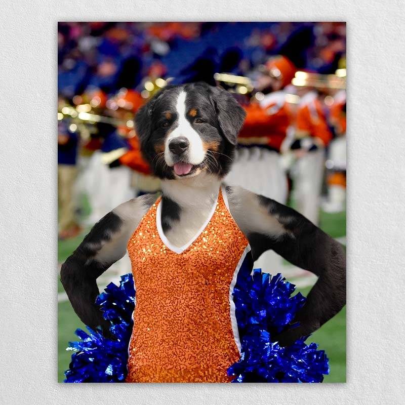 Cheerleader Portrait Animals Painting Pictures