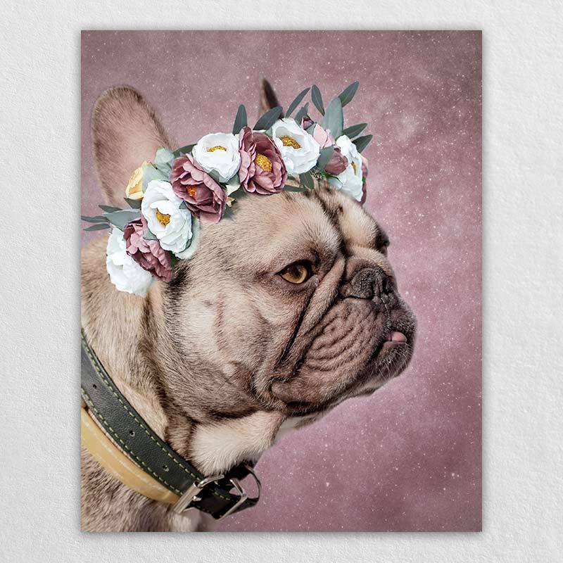 Colorful Pet Portraits Personalised Canvas Art