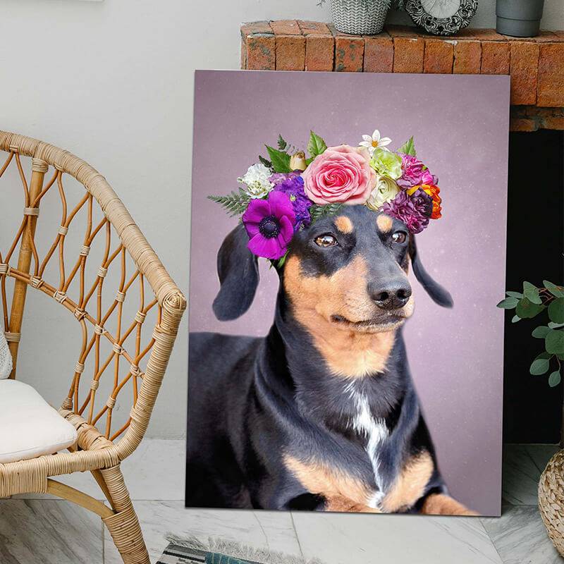 Custom Oil Pet Portraits Canvas Art