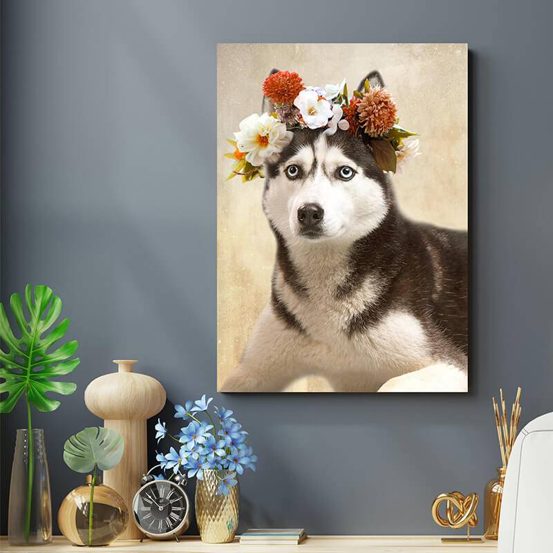 Precious Pet Portraits Custom Wall Canvas