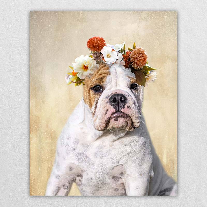 Precious Pet Portraits Custom Wall Canvas