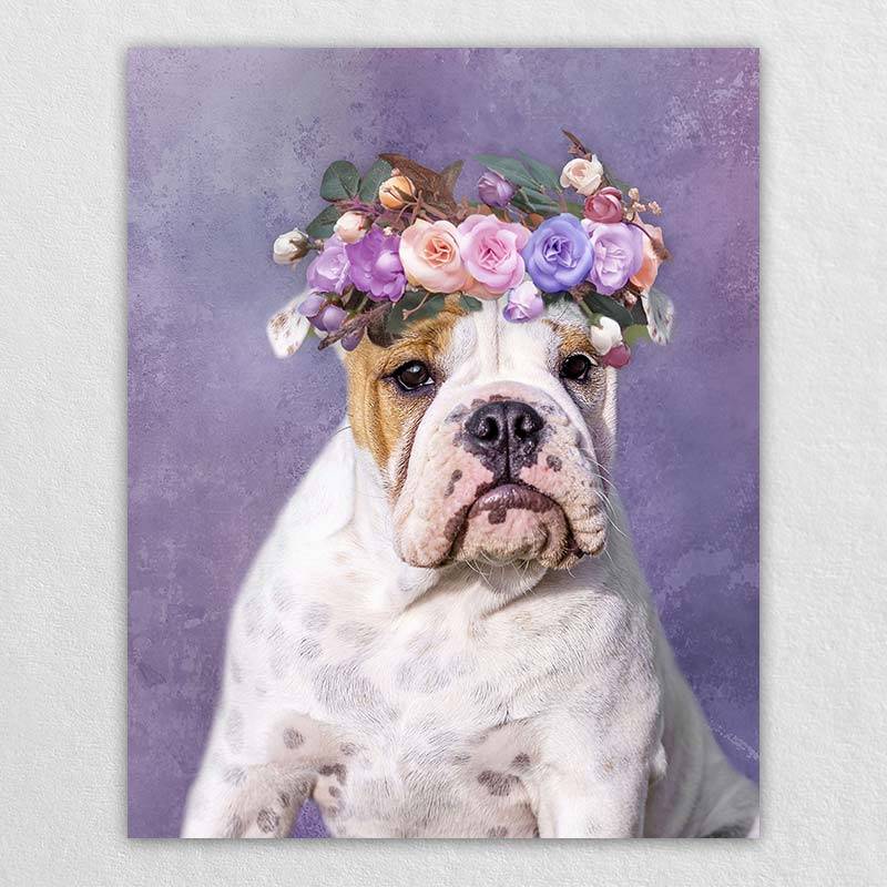 Custom Dog Pet Canvas Unique Custom Gifts