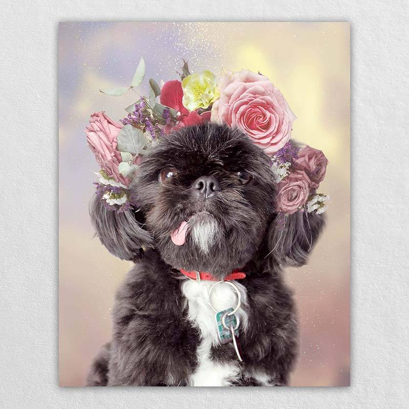 Portrait Pet Dog Picture Custom Family Gifts