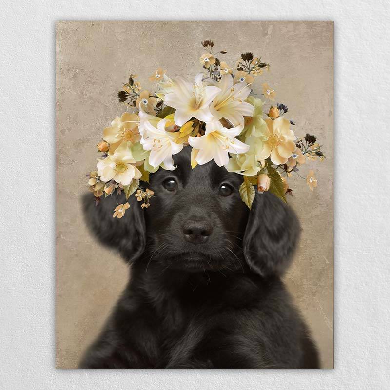 Pet Photo Into Painting Modern Canvas Art