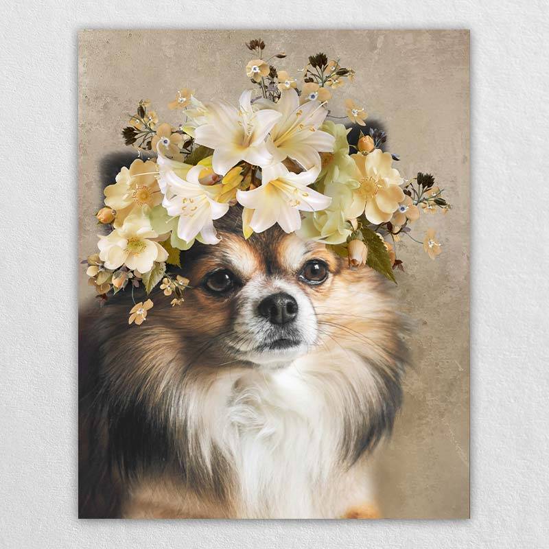 Pet Photo Into Painting Modern Canvas Art