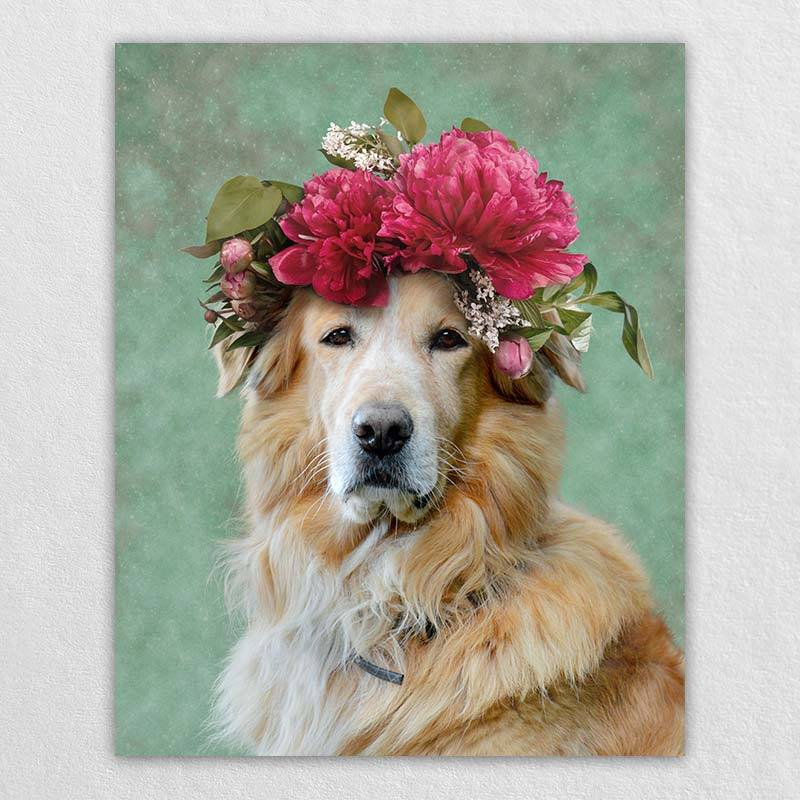 Your Pet On Canvas Custom Design Wall Art