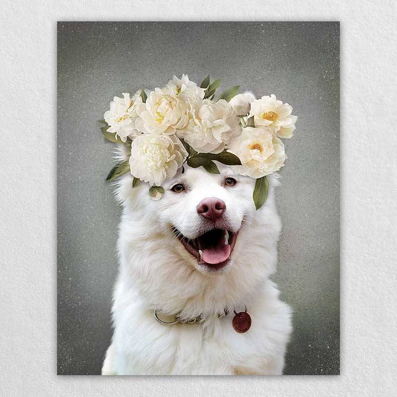 Animal Portrait Art Custom Dog Canvas Art