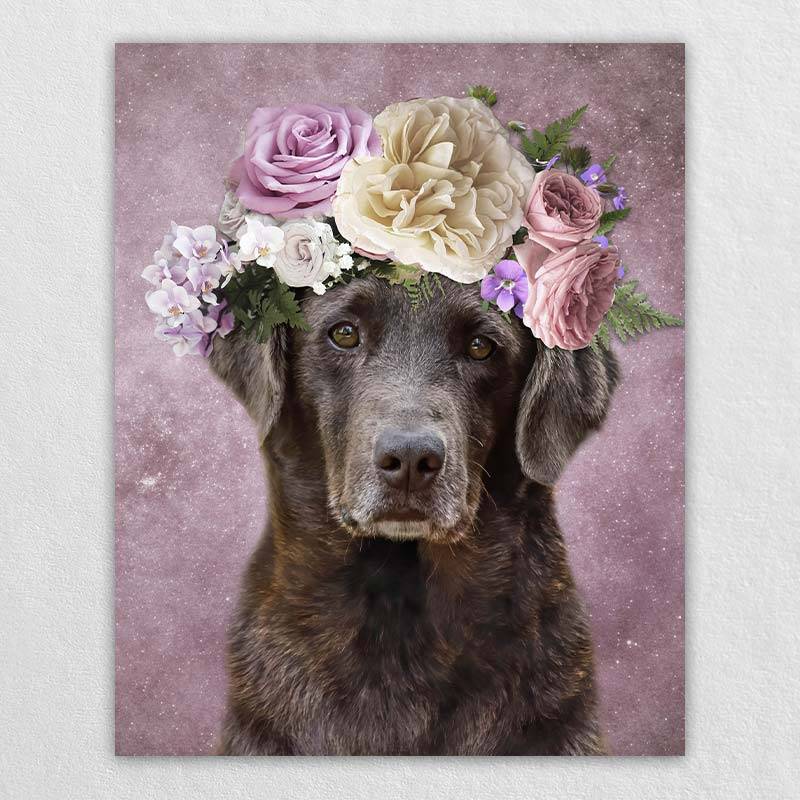 Personalized Animal Portraits Pet Canvas