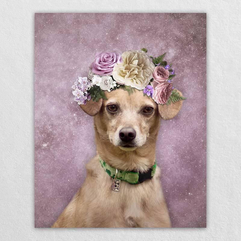 Personalized Animal Portraits Pet Canvas