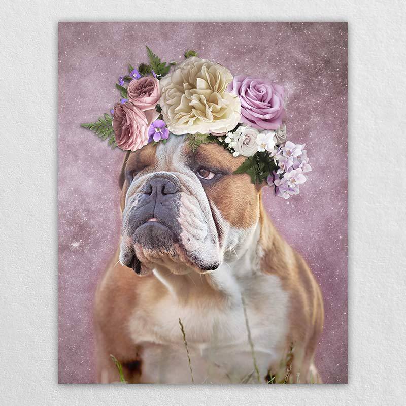 Personalized Animal Portraits Pet Canvas