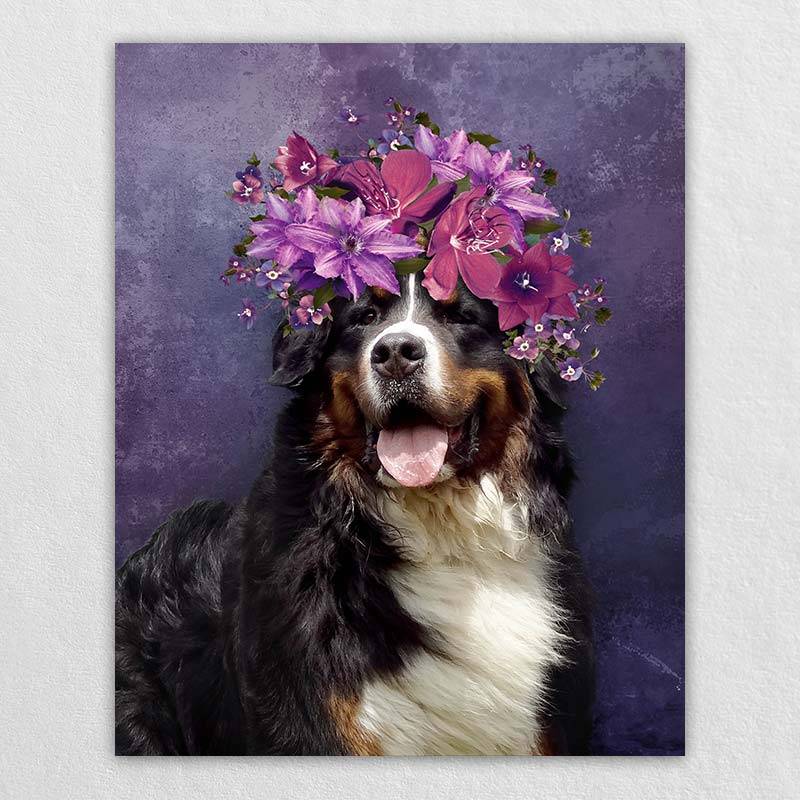 Pet Dog Painting Self Portrait