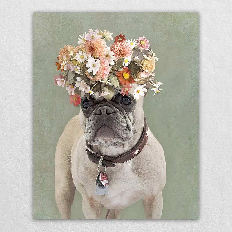 Custom Dog Portraits Canvas Pet Canvas