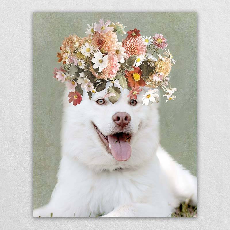 Custom Dog Portraits Canvas Pet Canvas