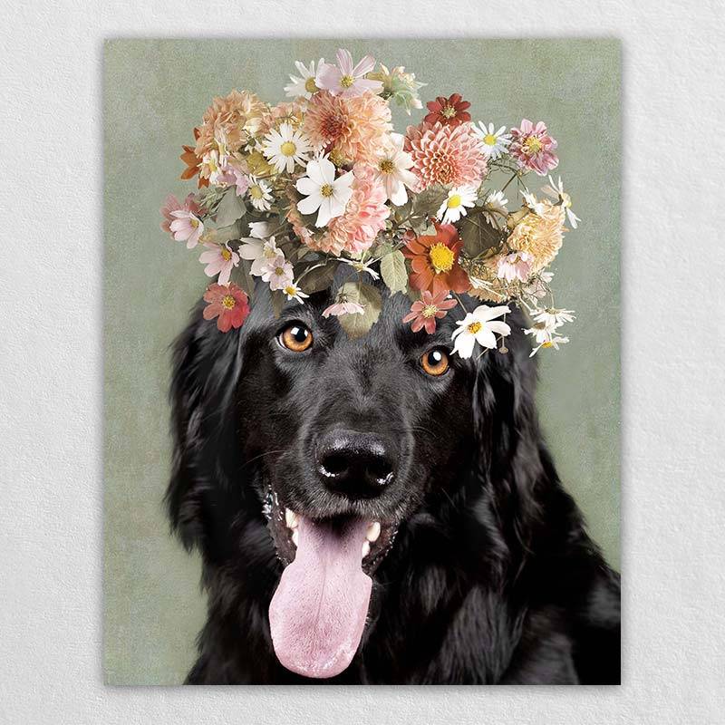 Custom Dog Portraits Canvas Pet Canvas