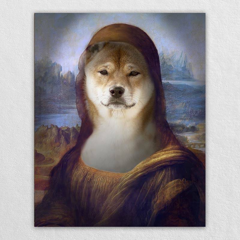 Cute Mona Lisa Famous Animal Portraits