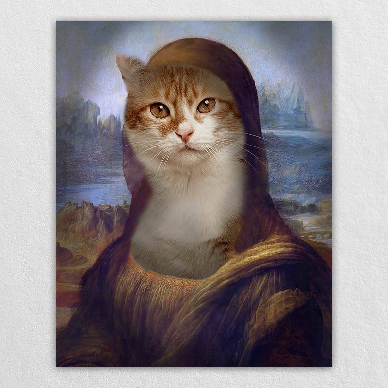 Cute Mona Lisa Famous Animal Portraits