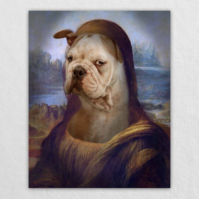 Cute Mona Lisa Famous Animal Portraits