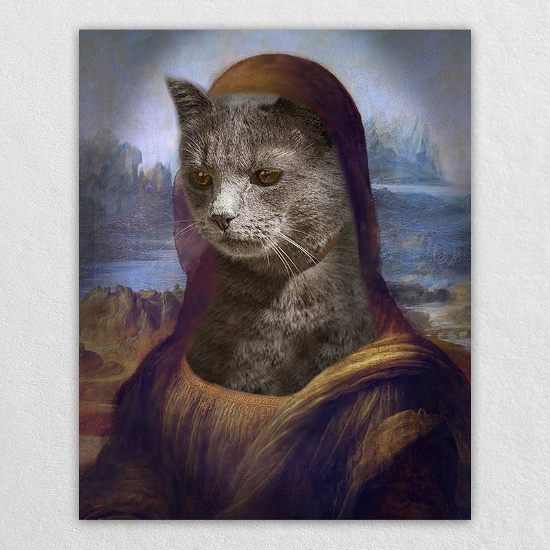 Cute Mona Lisa Famous Animal Portraits