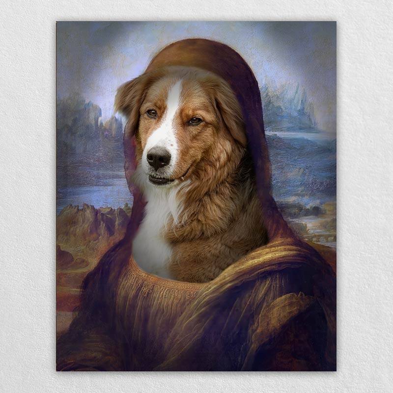 Cute Mona Lisa Famous Animal Portraits