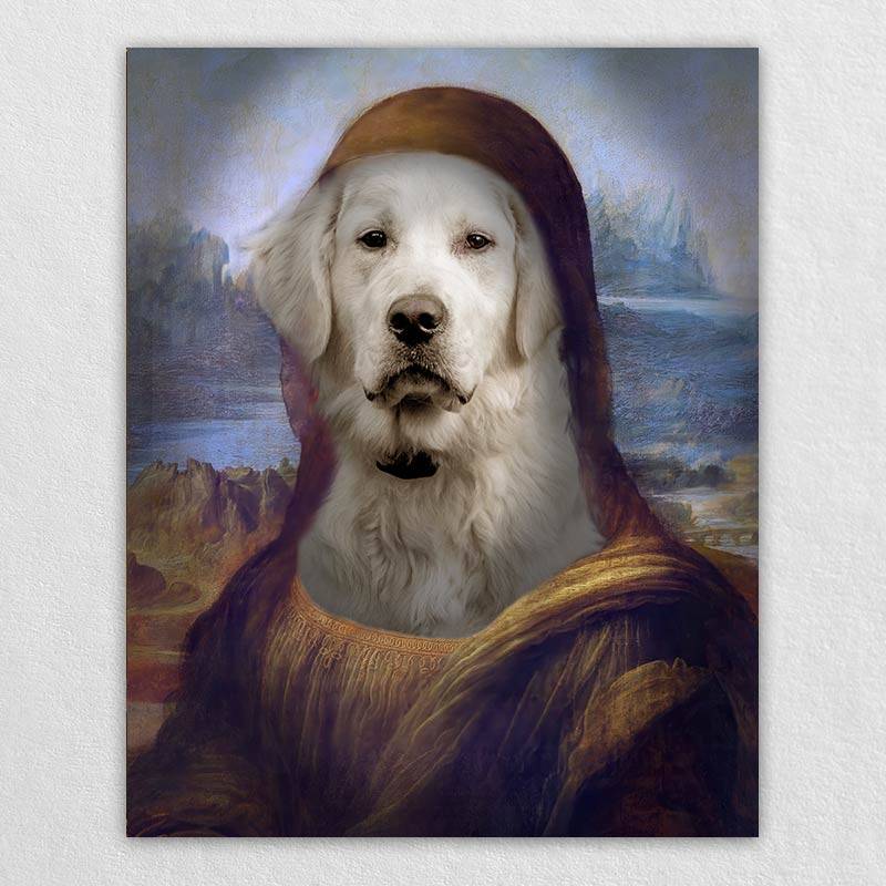 Cute Mona Lisa Famous Animal Portraits