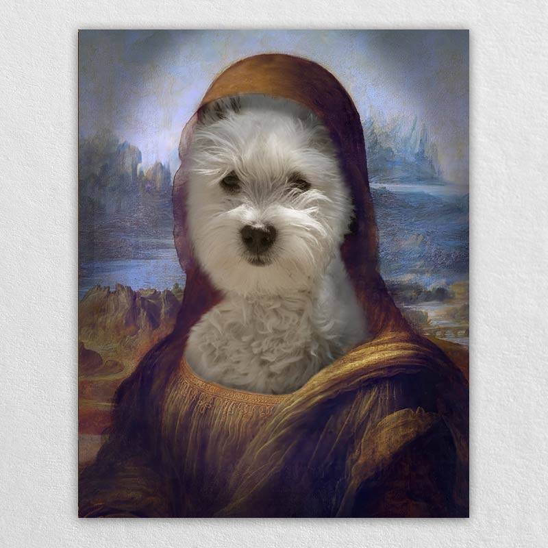 Cute Mona Lisa Famous Animal Portraits