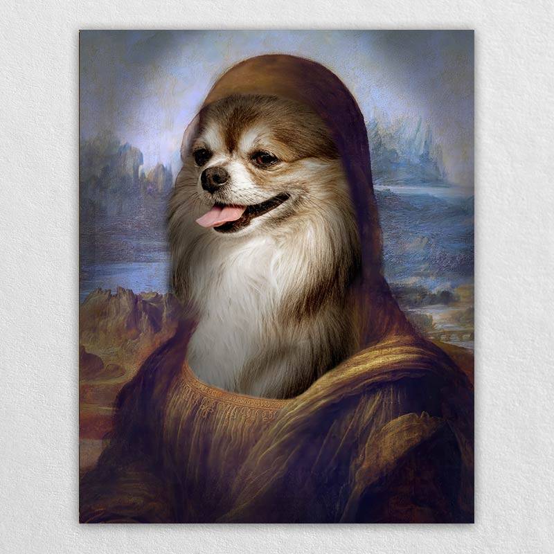 Cute Mona Lisa Famous Animal Portraits