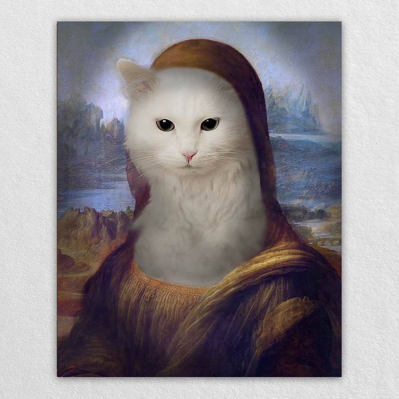 Cute Mona Lisa Famous Animal Portraits