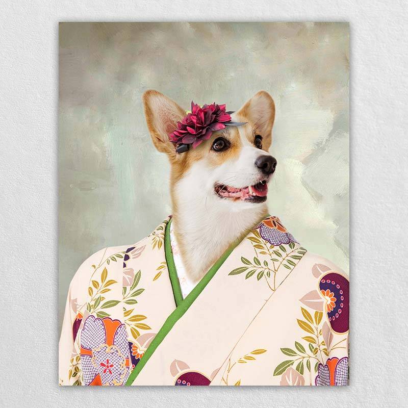 Kimono Custom Pet Art Funny Custom Gifts