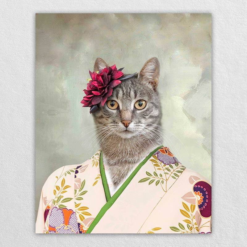 Kimono Custom Pet Art Funny Custom Gifts