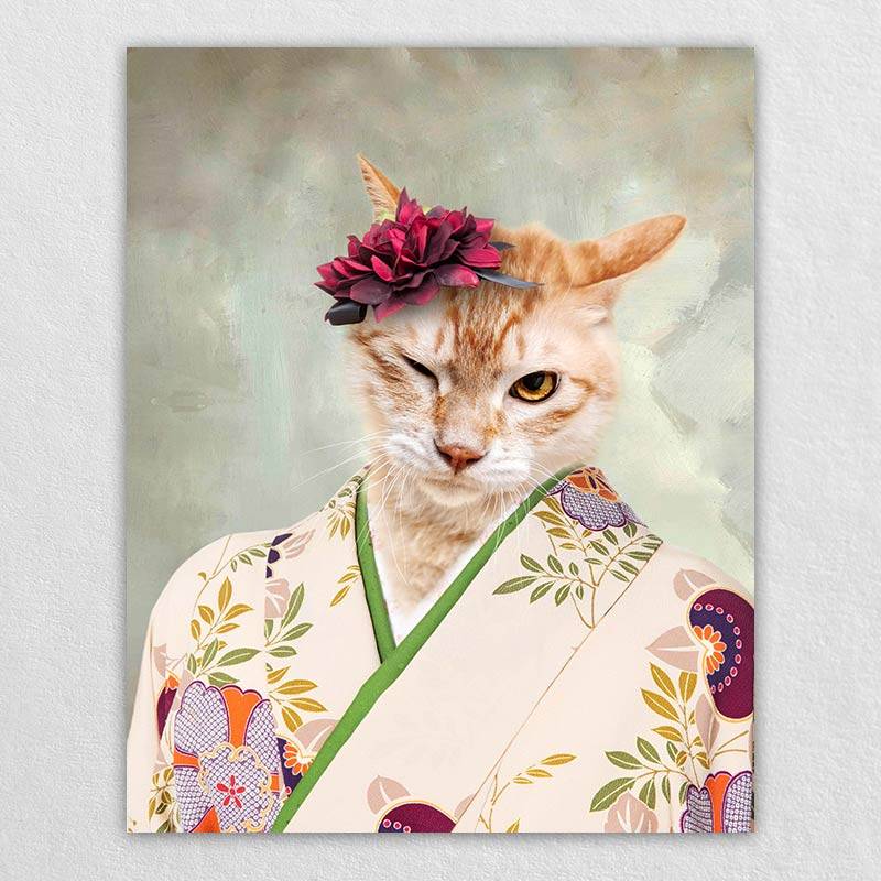 Kimono Custom Pet Art Funny Custom Gifts