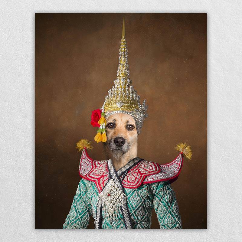 Dancer Cat Royal Portrait Vintage Dog Prints