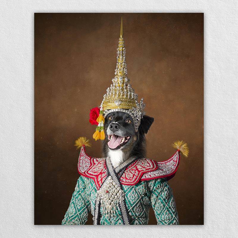 Dancer Cat Royal Portrait Vintage Dog Prints